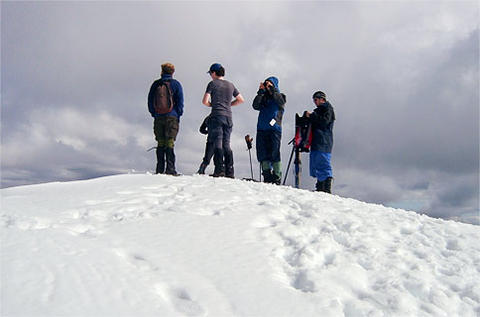 Snowy Summit of Mt Feathertop