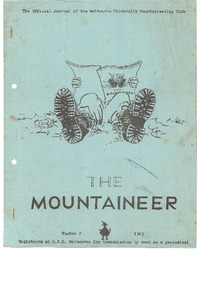 April 1963 Mountaineer