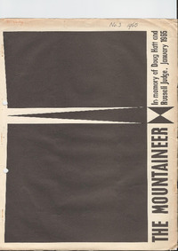 May 1965 Mountaineer