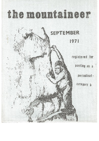 September 1971 Mountaineer