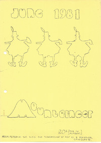 August 1981 Mountaineer