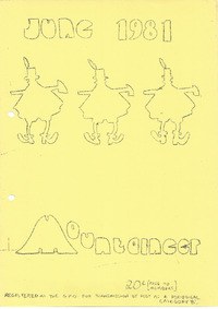 August 1981 Mountaineer