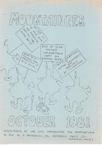 October 1981 Mountaineer