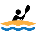 Whitewater kayaking Logo