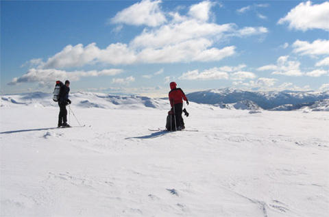 Skiing the Main Range