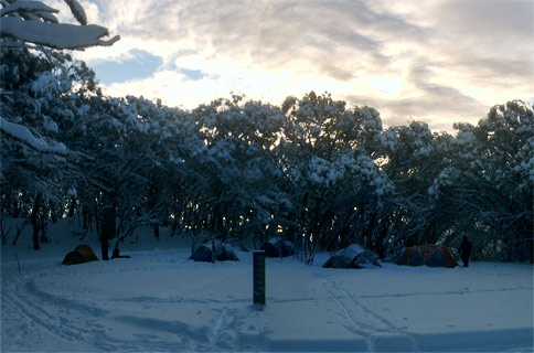 Skiing on Mt. Stirling