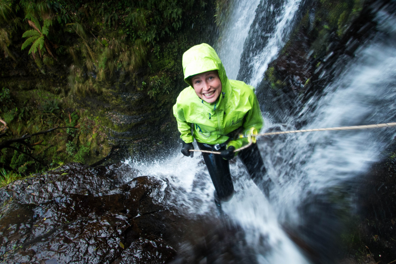 Christina's First Canyoning trip